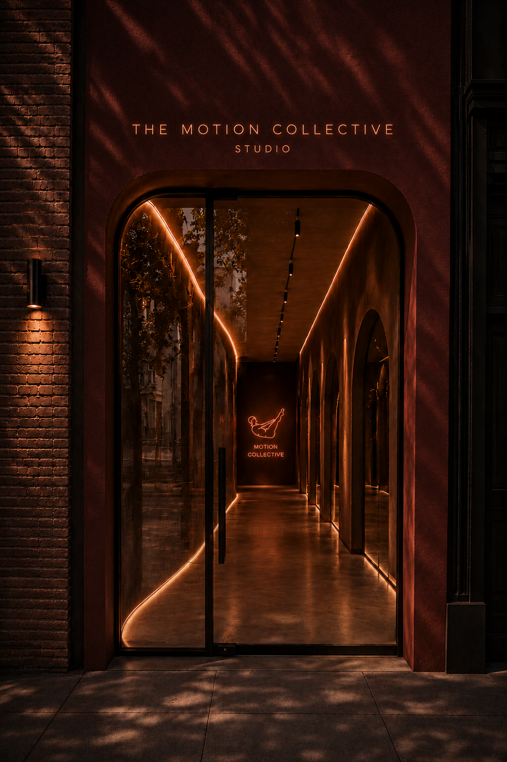 The Motion Collective studio entrance
